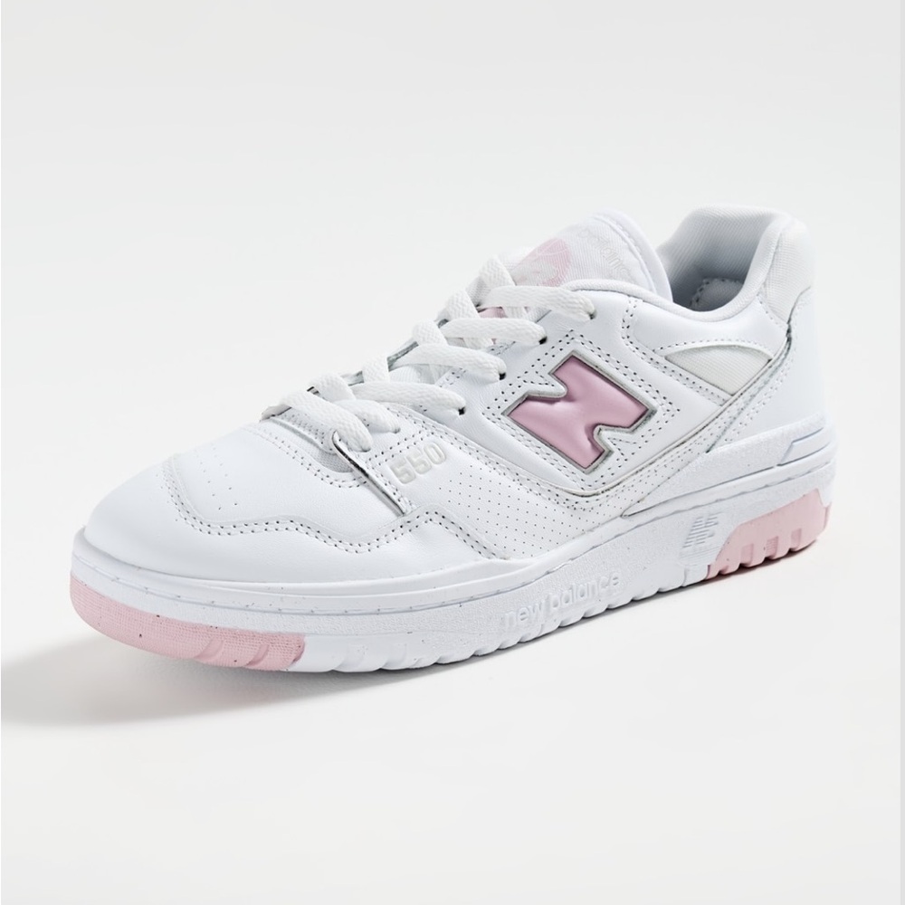 New Balance 550 pink white sneakers - Picture 9 of 9